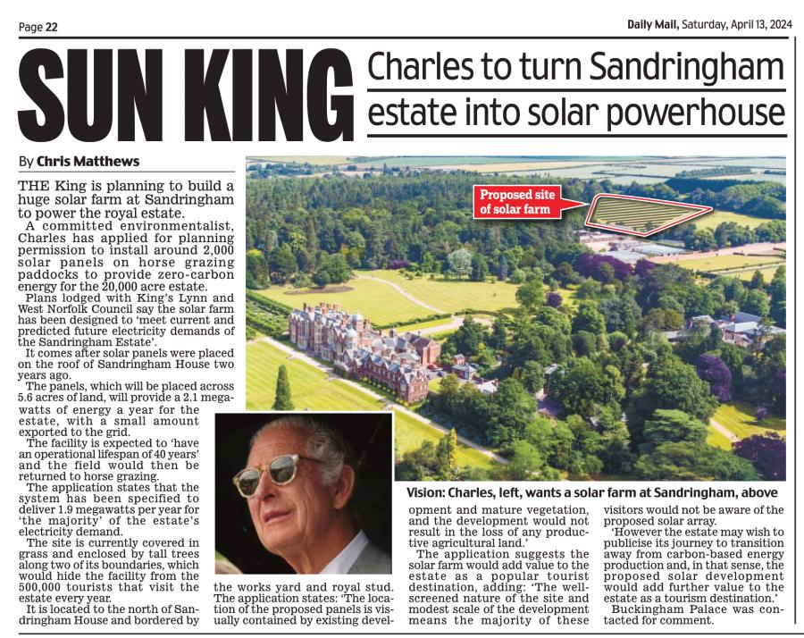 King Charles Solar Farm