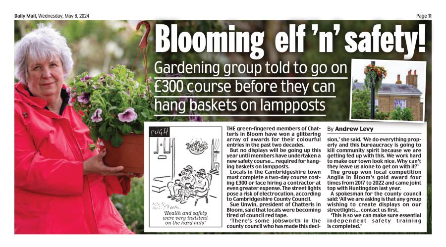Hanging Baskets Safety Course