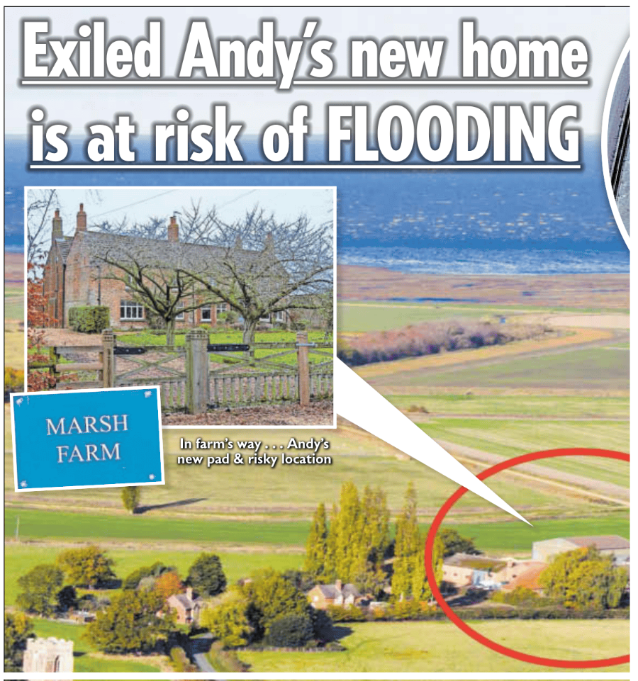 Andrew’s New Home At Risk Of Flooding