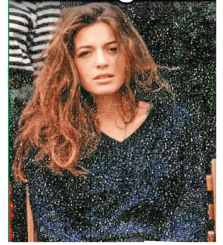 Claudia Unrecognisable As Student