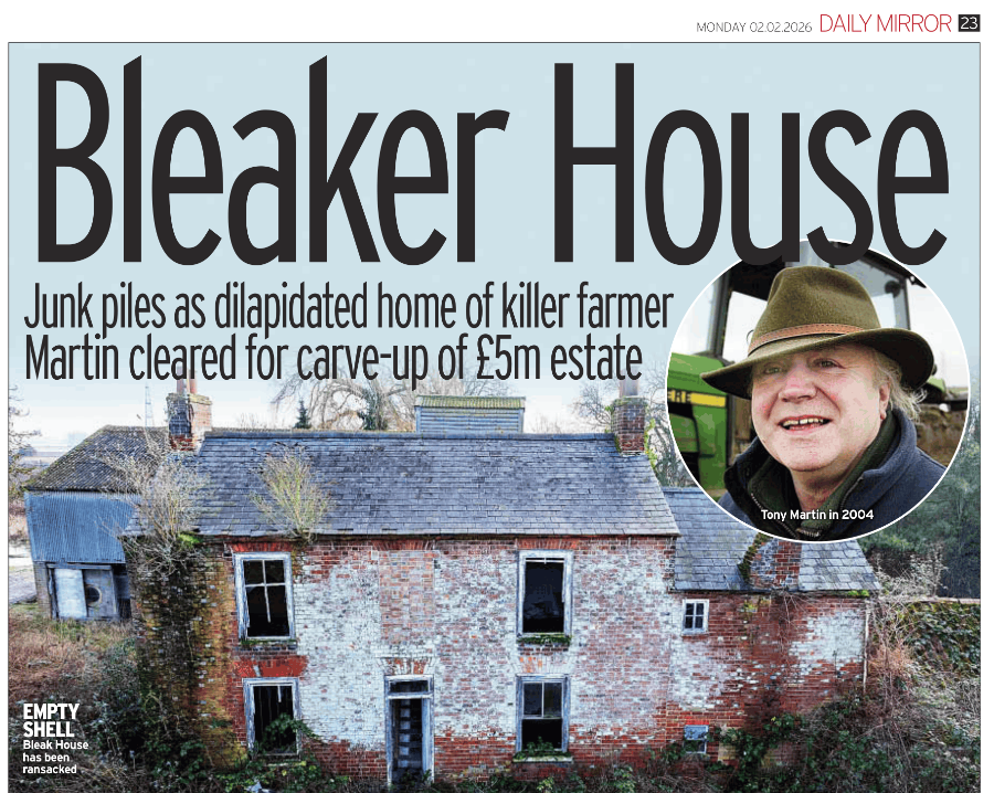 Tony Martin’s Crumbling Bleak House