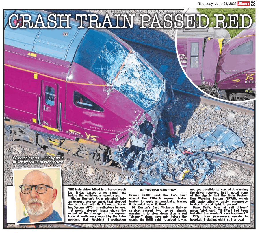 Bedford Train Collision