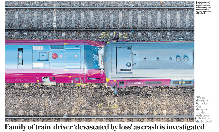 614 3 Bedford train crash DT