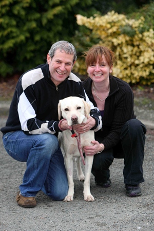 Marion and Neal with Chester