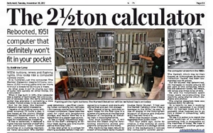 World's Oldest Computer Cutting 2