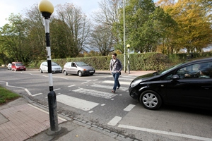 Modern Zebra crossing